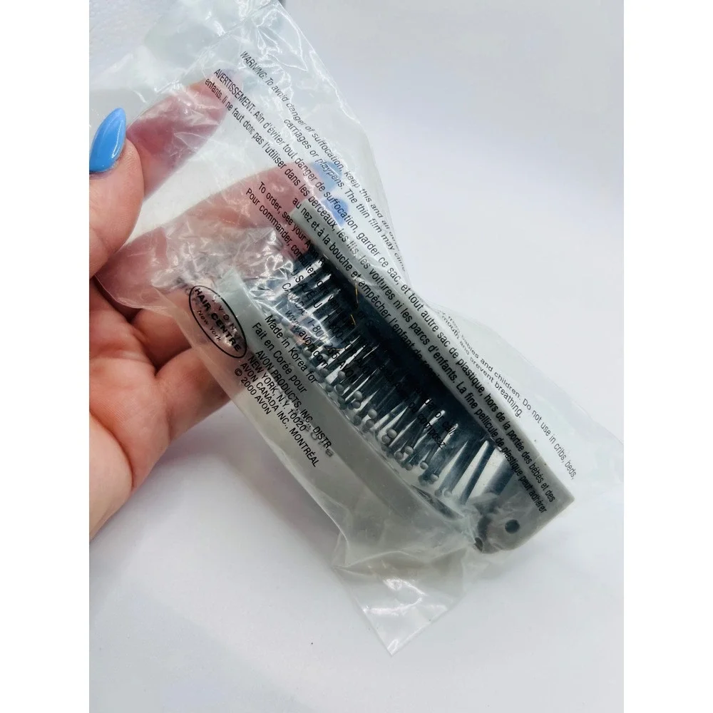 Avon Advance Techniques‎ Folding Brush With Mirror 2000 Y2K NOS Sealed Beauty